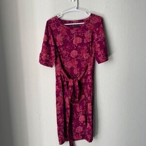 marks and spencer purple dress Jual Marks & Spencer Linen Rich Tie Waist Midaxi Shift Dress Original 2026
